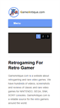 Mobile Screenshot of gameantique.com